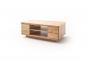 Preview: Couchtisch BARCELONA T65  115/100 cm Balkeneiche Bianco